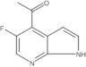 1-(5-Fluoro-1H-pyrrolo[2,3-b]pyridin-4-yl)ethanone