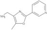 5-Methyl-2-(3-pyridinyl)-4-oxazolemethanamine