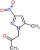 1-(5-methyl-3-nitro-1H-pyrazol-1-yl)propan-2-one