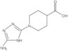 1-(3-Amino-1H-1,2,4-triazol-5-yl)-4-piperidinecarboxylic acid