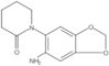 1-(6-Amino-1,3-benzodioxol-5-yl)-2-piperidinone