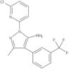 1-(6-Chloro-2-pyridinyl)-3-methyl-4-[3-(trifluoromethyl)phenyl]-1H-pyrazol-5-amine