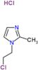 1H-Imidazole, 1-(2-chloroethyl)-2-methyl-, hydrochloride (1:1)