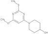 1-[6-Methoxy-2-(methylthio)-4-pyrimidinyl]-4-piperidinol