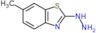 2-hydrazinyl-6-methyl-1,3-benzothiazole