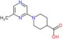 1-(6-Methyl-2-pyrazinyl)-4-piperidinecarboxylic acid