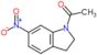 1-(6-nitro-2,3-dihydro-1H-indol-1-yl)ethanone