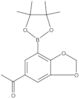 1-[7-(4,4,5,5-Tetramethyl-1,3,2-dioxaborolan-2-yl)-1,3-benzodioxol-5-yl]ethanone