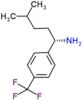 (1S)-4-methyl-1-[4-(trifluoromethyl)phenyl]pentan-1-amine