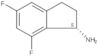 (1S)-5,7-Difluoro-2,3-dihydro-1H-inden-1-amine