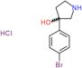 3-(4-bromophenyl)pyrrolidin-3-ol hydrochloride