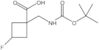 1-[[[(1,1-Dimethylethoxy)carbonyl]amino]methyl]-3-fluorocyclobutanecarboxylic acid