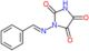 1-(benzylideneamino)imidazolidine-2,4,5-trione