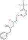 1-[benzyl(methyl)amino]-3-[3-(trifluoromethyl)phenoxy]propan-2-ol