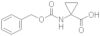 1-(N-cbz-amino)cyclopropanecarboxylic*acid
