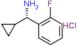 Benzenemethanamine, α-cyclopropyl-2-fluoro-, hydrochloride (1:1), (αS)-