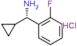 (S)-1-Cyclopropyl-1-(2-fluorophenyl)methanamine hydrochloride (1:1)