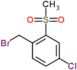 1-(bromomethyl)-4-chloro-2-(methylsulfonyl)benzene