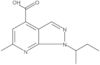 6-Methyl-1-(1-methylpropyl)-1H-pyrazolo[3,4-b]pyridine-4-carboxylic acid