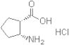 (1S,2R)-2-amino cyclopetanecarboxylic acid hydrochloride