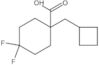 1-(Cyclobutylmethyl)-4,4-difluorocyclohexanecarboxylic acid