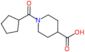 1-(cyclopentylcarbonyl)piperidine-4-carboxylic acid
