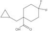 1-(Cyclopropylmethyl)-4,4-difluorocyclohexanecarboxylic acid