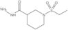 1-(Ethylsulfonyl)-3-piperidinecarboxylic acid hydrazide