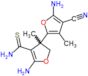 5,5'-diamino-4-cyano-3,3'-dimethyl-2',3'-dihydro-2,3'-bifuran-4'-carbothioamide