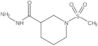 1-(Methylsulfonyl)-3-piperidinecarboxylic acid hydrazide