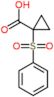 1-(phenylsulfonyl)cyclopropanecarboxylic acid