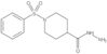 1-(Phenylsulfonyl)-4-piperidinecarboxylic acid hydrazide