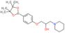 1-(1-piperidyl)-3-[4-(4,4,5,5-tetramethyl-1,3,2-dioxaborolan-2-yl)phenoxy]propan-2-ol