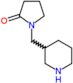 1-(piperidin-3-ylmethyl)pyrrolidin-2-one