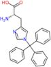 (2S)-2-ammonio-3-(1-trityl-1H-imidazol-4-yl)propanoate