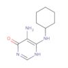 4(1H)-Pyrimidinone, 5-amino-6-(cyclohexylamino)-