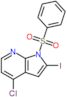 4-Chloro-2-iodo-1-(phenylsulfonyl)-1H-pyrrolo[2,3-b]pyridine