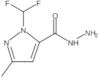 1-(Difluoromethyl)-3-methyl-1H-pyrazole-5-carboxylic acid hydrazide