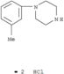 Piperazine, 1-(3-methylphenyl)-, hydrochloride (1:2)