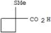 Cyclobutanecarboxylicacid, 1-(methylthio)-