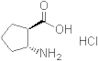 (1S,2S)-2-amino cyclopetanecarboxylic acid hydrochloride