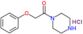 2-phenoxy-1-piperazin-1-yl-ethanone hydrochloride