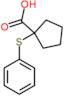 1-(phenylsulfanyl)cyclopentanecarboxylic acid