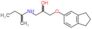 1-(2,3-dihydro-1H-inden-5-yloxy)-3-[(1-methylpropyl)amino]propan-2-ol