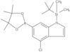 4-Chloro-1-[(1,1-dimethylethyl)dimethylsilyl]-6-(4,4,5,5-tetramethyl-1,3,2-dioxaborolan-2-yl)-1H-i…