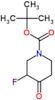 tert-butyl 3-fluoro-4-oxopiperidine-1-carboxylate