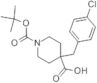 n-boc-4-(4'-chloro) benzyl-4-piperidine carboxylic acid