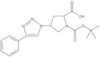 1-(1,1-Dimetiletil) 4-(4-fenil-1H-1,2,3-triazol-1-il)-1,2-pirrolidindicarboxilato