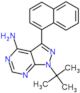 1-tert-butyl-3-(naphthalen-1-yl)-1H-pyrazolo[3,4-d]pyrimidin-4-amine