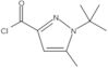 1-(1,1-Dimethylethyl)-5-methyl-1H-pyrazole-3-carbonyl chloride